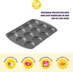 Wilton Gold Non-Stick Muffin Top Pan, Stainless Steel Bakeware, Made without PFAS, 11 x16 in, Packaging May Vary - Image 3