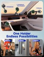 for Magsafe Car Mount Charger, 15W Faster Charging Wireless Car Charger [105+LBS Suction & 3800gf Magnetic] 360° Adjustable, Magnetic Phone Holders for Your Car for iPhone & Android - Image 3