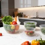 Plastic Mixing Bowls with Lids Set for Kitchen, Nesting Bowls for Mixing, Baking, Prepping, Cooking and Serving Food, Mixing Bowls Dishwasher, Microwave Safe (Clear) - Image 4