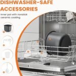 Sweetcrispy 6 QT Electric Pressure Cooker 12-in-1 Multi Digital Cookers, Rice Steamer Yogurt Maker Stainless Steel - Image 5