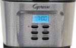 Capresso 12-Cup Coffee Maker with Glass Carafe, Stainless and Black 416.05 - Image 4