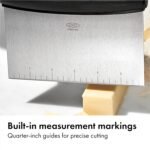 OXO Good Grips Stainless Steel Multi-Purpose Scraper & Chopper, Dough Cutter for Pizza, Bread and Cookie Dough, Multi-Purpose Vegetable Chopper, Dishwasher-Safe Kitchen Essential - Image 4