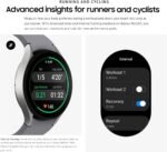Samsung Galaxy Watch 4 Classic 46mm Smartwatch with ECG Monitor Tracker for Health Fitness Running Sleep Cycles GPS Fall Detection LTE US Version, Black (Renewed) - Image 6