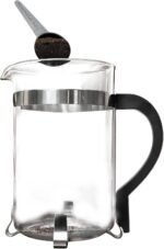 Primula Classic French Press Coffee/Tea Maker - Glass 8 Cup/32 Oz, Black/Chrome Accents - Image 3
