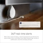 Moen White Flo Smart Water Leak Detector, Water Sensor Alarm for Home, 3-Pack, 920-005 - Image 3
