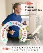 Fitness Tracker Smart Watches for Men Women with Step Counter, Sleep Calorie Monitor, Pedometer, IP68 Waterproof, Smartwatch with 120+ Sports for iPhone Android (Blue, 1.91) - Image 4