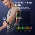 Sunny Health & Fitness Heart Rate Monitor Armband with LED Indicator, Step Counter - HR200 - Image 3