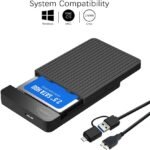 1TB Ultra Slim Portable External Hard Disk Drive 2.5'' USB 3.0 HDD Storage for Mac, PC, Laptop, PS4, Xbox one - Image 3