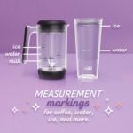 Mr. Coffee 3-in-1 Single-Serve Iced and Hot Coffee/Tea Maker with Blender with Reusable Filter, Scoop, Recipe Book, 2 Tumblers, Lids and Straws, Black - Image 4