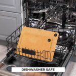 Freshware Wood Cutting Boards for Kitchen, Dishwasher Safe, Medium 12" x 9" and Large, 15" x 11.25", Set of 2, Natural - Image 6
