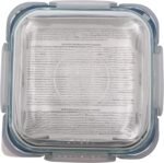 Snapware 4-Cup Total Solution Square Food Storage Container, Glass, Clear (1109304) - Image 3