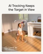 eufy Security 4K UHD Indoor Cam S350, Dual Cameras, 8× Zoom, 360° Pan & Tilt Security Cmera,AI Auto-Tracking,Baby/Pet/Nanny Camera, Human/Pet Detection, 2.4G/5G Wi-Fi - Image 4
