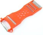 uxcell Kitchen Multifunction Vegetable Fruit Grater Slicer Peeler Shredder Carving Tool 6.7 Inch Long - Image 4