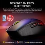 Corsair Sabre v2 PRO Ultralight FPS Wireless Gaming Mouse – 33,000 DPI, 36g Weight, 8,000Hz Hyper-Polling, Mechanical Switches, Up to 70-Hour Wireless Battery Life, Web Hub – Black - Image 3