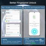 JETech Privacy Screen Protector for Samsung Galaxy S23 5G 6.1-Inch with Camera Lens Protector, Anti-Spy Tempered Glass Film, Fingerprint ID Compatible, 2-Pack Each - Image 3