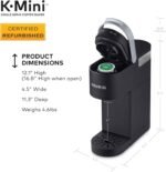 Keurig K-Mini Coffee Maker, Certified Refurbished, Black (Renewed) - Image 6