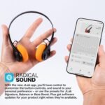 JLab Rewind 2 Wireless Retro Headphones, 20+ Hours Playtime, App Support, Bluetooth Multipoint + Wireless Sharing, Custom EQ3 Sound, Music Controls, Throwback 80s 90s Design, Black - Image 5