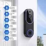 Wireless Video Doorbell Camera, AI Human Detection, 2.4GHz WiFi Only, 2-Way Audio, Cloud Storage (Sold Separately), Battery Powered, Night Vision, Live View - Image 3