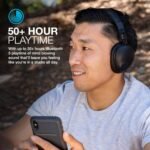 JLab Studio Pro Wireless Over-Ear Headphones, Black, 50+ Hour Bluetooth 5 Playtime, EQ3 Sound, Ultra-Plush Faux Leather & Cloud Foam Cushions, Track and Volume Controls - Image 4