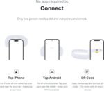 dot. Band - Digital Business Card Wristband - Tap Compatible with iPhone & Android (Blue) - Image 4