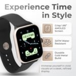 iWatch® Smartwatch with Bluetooth Calling, 1.85" AMOLED Display, Fitness & Sleep Tracking, Waterproof Smart Watch for Men & Women, Compatible with iPhone & Android, from Hudson Watch - Image 3