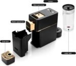 Mini Espresso Coffee Machine for Capsules Compatible with Nespresso OriginalL Machine, Espresso Maker Single Serve, Bestpresso Coffee Capsules Peet's Espresso more (Black) - Image 4