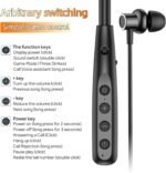 Neckband Bluetooth Headphones, 6.0 Bluetooth 100 Hours Playtime，IPX7 Sports Waterproof Earbuds with Microphone Noise Cancelling with HiFi Speakers Multiple Switchable Sound Modes - Image 4