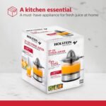 Holstein Housewares 27-oz Electric Citrus Juicer, Black/Stainless Steel - Ideal for Freshly Squeezed Orange, Lemon, Grapefruit Juices for Breakfast or Drinks - Image 7