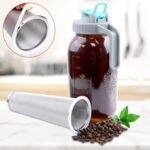 GMSWEET Mason Jar Cold Brew Coffee Maker 64 OZ (2 Quart) Wide Mouth Cold Brew Pitcher With Brew Filter For Coffee, Iced Tea, Sun Tea, Lemonade - Image 3