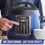 Blue Diamond Ceramic Nonstick, 16-in-1 6QT Electric Pressure Cooker, Slow Cooker, Rice Cooker, Yogurt Maker, Saute, Steamer and More, Programable, Dishwasher Safe Pot, PFAS-Free, Blue - Image 6