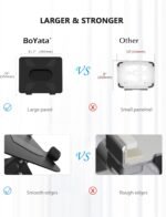 BoYata Laptop Stand, Laptop Holder, Multi-Angle Stand with Heat-Vent, Adjustable Notebook Stand for Laptop up to 17 inches, Compatible for MacBook Pro/Air, Surface Laptop, and so on (Black) - Image 6