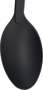 Norpro Nylon 12-Inch Solid Spoon, Pack of 1, Black - Image 5