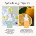 Pura - Smart Home Fragrance Device Starter Set - Pura 4 - Scent Diffuser for Home - Includes Fragrance Aroma Diffuser - Square Box, Linens & Surf and Yuzu Citron Scent Refills - Image 3