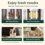Cuisinart NutSmart 50 Oz Nut Milk Maker Machine Makes Milk in 60 Seconds, Easy to Use and Clean, Perfect for Almond Milk, Soy Milk, Oat Milk, Made with BPA Free Stainless Steel - Image 4
