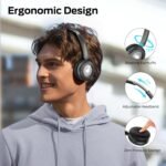 Monster N-Tune MINI 01 Wireless On-Ear Headphones - Bluetooth 6.0 Wireless Audio Gear, 50-Hour Continuous Playback, Ergonomic & Lightweight Construction, Hands-Free Telephony (Black) - Image 4