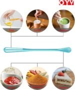 Scandinavian Modern Colors Mini Whisk Set, 8.5 in Mini Whisks for Cooking, 3 Pieces Small Wisk For Whisking, Beating, Blending Ingredients, Mixing Sauces, BPA Free Tiny Whisk - Image 4