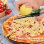 Lemon Zester Tool 4-in-1 with Channel Knife, Grater, Peeler & Stripper, Stainless Steel Citrus Zester for Kitchen, Cheese, Vegetables, Dishwasher Safe - Image 4