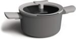 BergHOFF Leo 10Pc Non-stick Ceramic Cookware Set With Glass Lid, Cast Aluminum, Non-toxic, CeraGreen Nonstick Coating, Stay-cool Handle, Induction Pots and Pans, Grey - Image 5