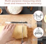 Measuring Cups and Measuring Spoons Set of 14 - Stainless Steel Measuring Cups and Spoons Set, Includes 1/8 Teaspoon Measuring Spoon, 1/8 Cup Measuring Cup, Leveler Dry (14, Country Chic) - Image 6