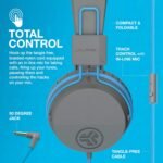 JLab JBuddies Studio On-Ear Kids Wired Headphones, Toddler Headphones, Kid Safe, Studio Volume Safe, Volume Limiter, Folding, Adjustable, Noise Isolation, with Mic (Graphite/Blue) - Image 5