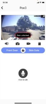 GBF Smart Video Door Phone & Doorbell Smart Intercom System with a Smart keypad (PL963PMPOE)- 1080P Camera, Built in POE, Control Two Locks remotely, Timed Unlock - Image 3