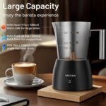Secura 17oz Electric Milk Frother and Steamer, Stainless Steel Detachable Milk Jug, 4-in-1 Hot & Cold Foam Maker for Latte, Cappuccino & Hot Chocolate, BPA & Teflon-Free, Dishwasher Safe - Image 5