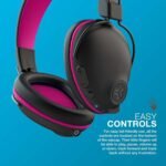 JLab JBuddies Pro Wireless Over-Ear Kids Headphones, 35+ Hour Battery Life, Built-in Volume Regulators for Safety, Share Mode, Folding, Adjustable, Noise Isolation, with Mic, Pink - Image 5