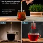 FinalPress Original Coffee & Tea Maker – Portable Stainless Steel Micro French Press – Patented 3-in-1 Technology for Hot, Iced & Cold Brew – Perfect for Home, Camping & Travel - Image 3