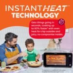 Instant Pot No Preheat Required* 6-Slice Air Fryer Toaster Oven with InstantHeat Technology, 10-in-1, Air Fry, Roast, Bake, Sear Crisp, Toast, Bagel, Broil, Dehydrate, Reheat, and Make Pizza - Image 4