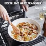 GreenPan Rio 8" and 10" Frying Pan Skillet Set, PFAS-Free, Healthy Ceramic Nonstick Cookware, Stay-Cool Bakelite Handles, Dishwasher Safe, Easy Clean, Durable Performance, Black - Image 4