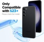 Spigen Tempered Glass Screen Protector [Glas.tR EZ Fit] designed for Galaxy S23 Plus (2023) [Case Friendly] - 2 Pack - Image 3