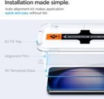 Spigen Tempered Glass Screen Protector [Glas.tR EZ Fit] designed for Galaxy S23 Plus (2023) [Case Friendly] - 2 Pack - Image 4