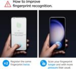 Spigen Tempered Glass Screen Protector [Glas.tR EZ Fit] designed for Galaxy S23 Plus (2023) [Case Friendly] - 2 Pack - Image 8