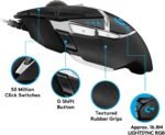 Logitech G502 Hero Special Edition High-Performance Wired Gaming Mouse, 25K Hero Sensor, 25600 DPI, RGB, Adjustable Weight, 11 Programmable Buttons, PC/Mac - Black and White - Image 4